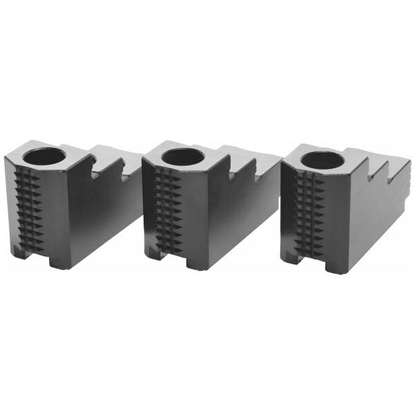 Stepped top jaws set, 3 pieces