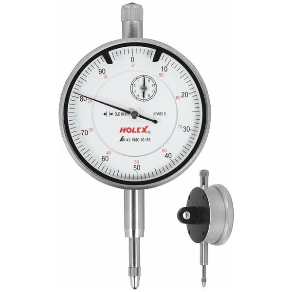 Dial gauge 10/58B mm HOLEX