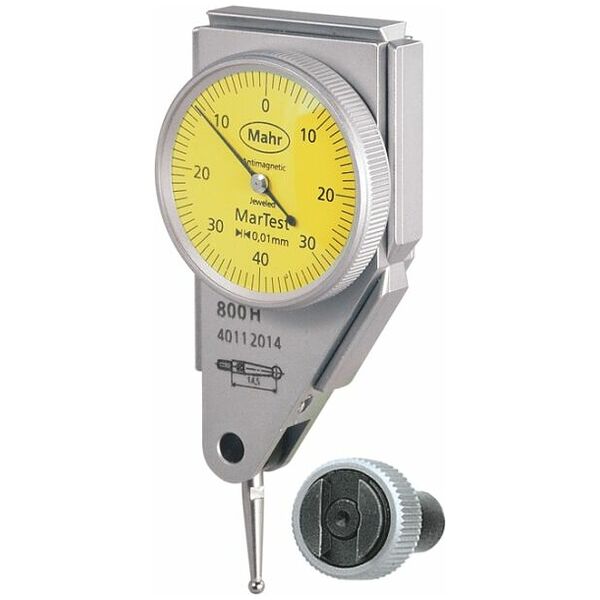Lever dial indicator contact point length 14.5 mm  0,4/29 mm