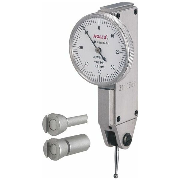 Lever dial indicator contact point length 13.5 mm  0,4/29 mm