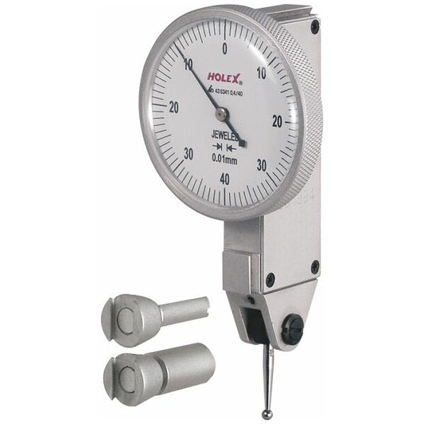 Lever dial indicator contact point length 13.5 mm  0,4/40 mm