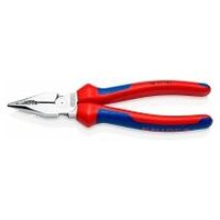 Needle-Nose Combination Pliers with multi-component grips chrome-plated 185 mm