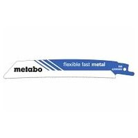 5 reciprozaagbladen ″flexible fast metal″ 150 x 0,9 mm