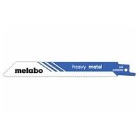 5 lames de scie sabre « heavy metal » 150 x 1,25 mm