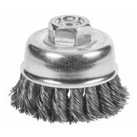Cup brush Steel wire 0.50 mm