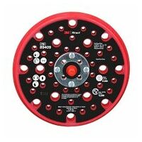 3M Xtract™ Hookit™ støttepude, 89409, 150 mm, hård, rød, 10 stk./karton