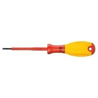 Screwdriver for electricians ∙ with protective insulation 0.4 x 2.5 mm Slot profile