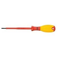 Screwdriver for electricians ∙ with protective insulation 0.5 x 3 mm Slot profile