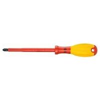 Screwdriver for electricians ∙ with protective insulation PH3 Cross recess profile PH