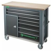 Mobile workbench WB 621 7 Drawers Anthracite, RAL 7016 L.500mm x W.1150mm x H.1045mm