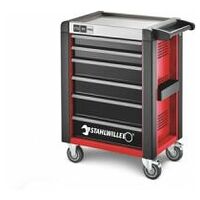 Tool trolley 95/6 PRO 6 Drawers 496 x 827 x 1020 mm Red, RAL 3020