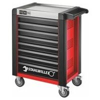 Tool trolley 95/8 PRO 8 Drawers 496 x 827 x 1020 mm Red, RAL 3020
