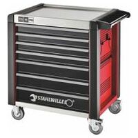 Tool trolley 98/7 PRO 7 Drawers 651 x 1001 x 1020 mm Red, RAL 3020