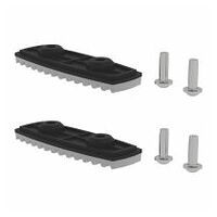 nivello® voetplaat voor gladde oppervlakken voor ladderboomhoogte 85/98 mm