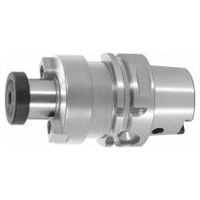 Face mill arbor with cooling channel bore HSK-A 100 short