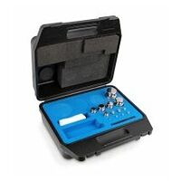 E1 1 g -  1 kg Set of weights in plastic carrying case, Stainless steel