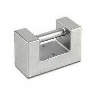 F2 5 kg Test weight Rectangular, Stainless steel