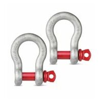 Shackle for crane balance for HCB Cast steel, silver-grey