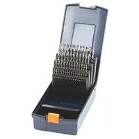 Jobber drill set HSS-E No. 114400 in a case  uncoated