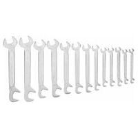 Small double open ended spanner set  13