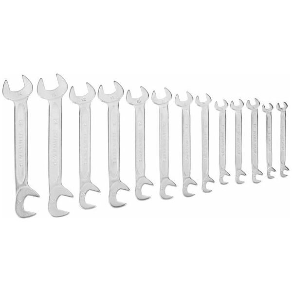 Small double open-ended spanner set 13