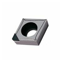 CCGW 04T104T01015-1 IB10H Ceramic brazed tips on 80° Rhombic 7° Inserts for finishing.