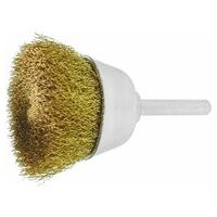 Surface brush Brass wire 0.20 mm. 50 mm