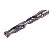 SCD 12.30-056-12.7ACP5 IC908 Solid Carbide Drills with Coolant Holes, Drilling Depth 5xD
