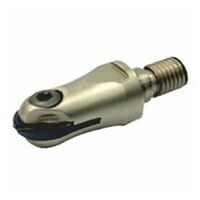 HCM D20/.75-M12 Ball Nose Multifunction Endmills with FLEXFIT Threaded Adaptation