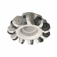 F45NM D100-10-32-R08 45° Face Mills Carrying Octagonal ONHU/MU 0806 Inserts with 16 Cutting Edges