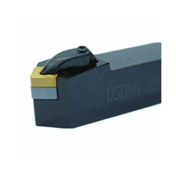 DSDNN 2525M-15 Porte-outils extérieurs avec angle d'attaque à 45°, bridage R-Clamp, pour plaquettes ISO négatives SNMG