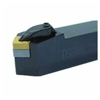 DSDNN 16-5 Porte-outils extérieurs avec angle d'attaque à 45°, bridage R-Clamp, pour plaquettes ISO négatives SNMG