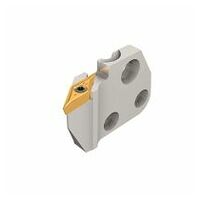 SVJCR-11-PAD 93° Lead Angle Screw Lock Adapters Carrying 35° Diamond Inserts with 7° Clearance Angle