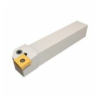 PQFNR 2525M-12 Lever-lock holders for negative square inserts, with 80° corners.
