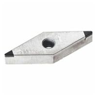 VNGA 160404-M2 IB10S 35° Rhombic Inserts with 2 CBN Tips for Machining Hardened Steel, Sintered Metals and High Temperature Alloys