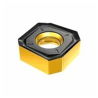 S845 SNHU 1806ANR IC810 Square Inserts with 8 Helical Right-Hand Cutting Edges