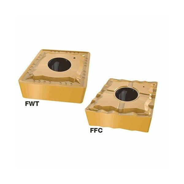CNMG 120408-FWT IC520N Double-Sided 80° Rhombic Cermet Grade Inserts for Semi-Finishing and Finishing Applications