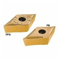 DNMG 110408-FFC IC520N Double-Sided 55° Rhombic Cermet Grade Inserts for Semi-Finishing and Finishing Applications