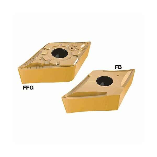 DNMG 110404-FFC IC520N Double-Sided 55° Rhombic Cermet Grade Inserts for Semi-Finishing and Finishing Applications