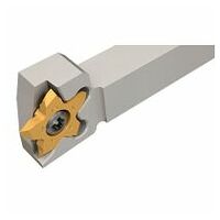 PCHRS 0810-17 Tools Carrying Inserts with 5 Cutting Edges for Grooving, Parting and Recessing Next to High Shoulders