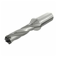 D3N 240-072-31.75A-3D Exchangeable Head 3 Flute Drills with Coolant Holes and One Flat Shank, Drilling Depth 3xD