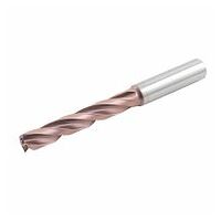 SCCD 040-017-060 ACP3 IC608 Three Flute Solid Carbide Drills with Coolant Holes, Drilling Depth 3xD