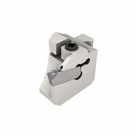 NQCH12-GHSR-2-JHP Screw Lock JETCUT Modular Heads Carrying CUTGRIP Inserts for Grooving and Turning on Swiss-Type Machines