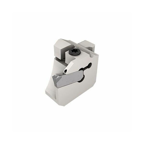 NQCH16R-GHSL-2-JHP Screw Lock JETCUT Modular Heads Carrying CUTGRIP Inserts for Grooving and Turning on Swiss-Type Machines