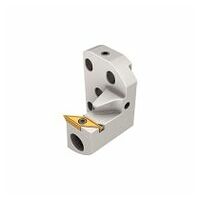 SBTT-SVJBR11-JHP Screw Lock JETCUT Modular Heads Mount 5° Clearance 35° Rhombic Inserts for Back-End Machining on Swiss-Type Machines