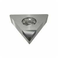 TCGW 16T308F-MT ID8 Positiver 60° dreieckiger Schneideinsatz mit einer mini-PKD bestückten Leiste, für das schlichten von Nichteisenmetalle