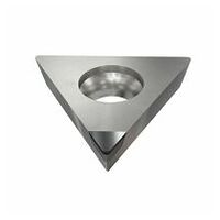 TPGW 110302F-MT ID4 Positiver 60° dreieckiger Schneideinsatz mit einer mini-PKD bestückten Leiste, für das schlichten von Nichteisenmetalle