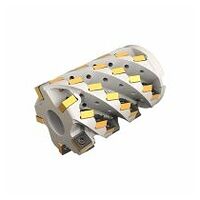S890 SM D2.5-2.8-4-100-13 Extended Flute Cutters Carrying Double-Sided Square Inserts with 8 Cutting Edges