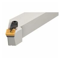 CSSPR 2525M-12 Clamp-lock holders for 11° clearance square inserts. Used for longitudinal and face turning.