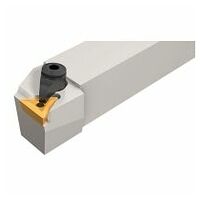 CTFPR 2525M-16 Clamp-lock holders for 11° clearance triangular inserts. Used for face turning.